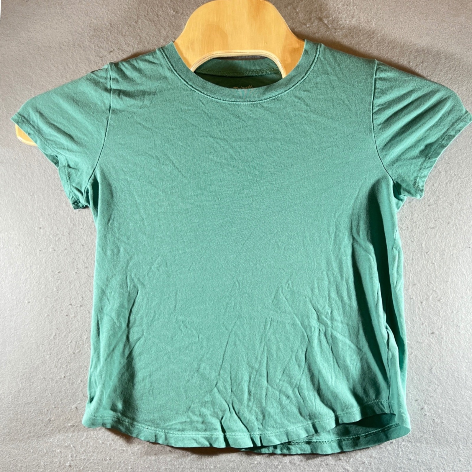 810 | Madewell Softfade Cotton Crewneck Short Sleeve Tee Green Womens S